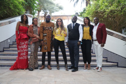 Senator Dr Rasha Kelej for Our Africa TV by Merck Foundation TV program.JPG